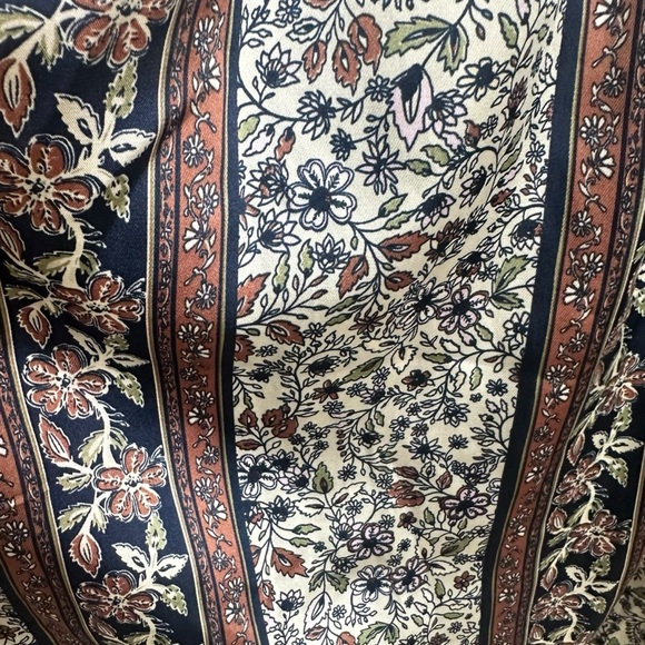 Free People Bohemian Nights Maxi Slip Dress Size Medium NWT Silky 70s Lace - Picture 12 of 16